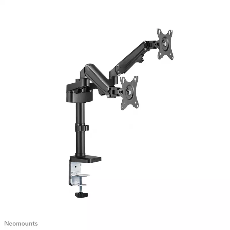 Neomounts DS70-750BL2 Monitor arm 17-27 inch - gas spring, Clamp/Grommet, 7 kg, 43.2 cm (17 inch), 68.6 cm (27 inch), 100 x 100 mm, Black