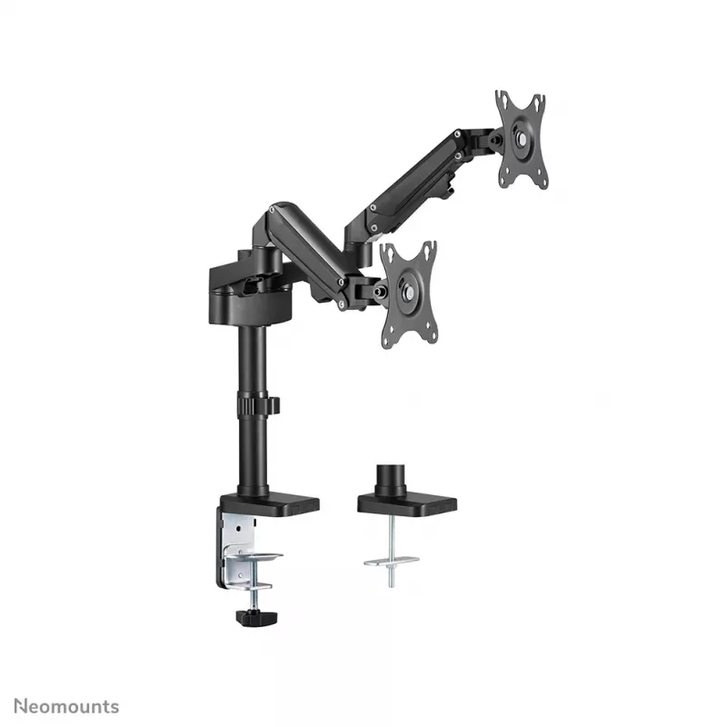Neomounts DS70-750BL2 Monitor arm 17-27 inch - gas spring, Clamp/Grommet, 7 kg, 43.2 cm (17 inch), 68.6 cm (27 inch), 100 x 100 mm, Black