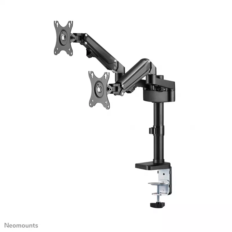 Neomounts DS70-750BL2 Monitor arm 17-27 inch - gas spring, Clamp/Grommet, 7 kg, 43.2 cm (17 inch), 68.6 cm (27 inch), 100 x 100 mm, Black