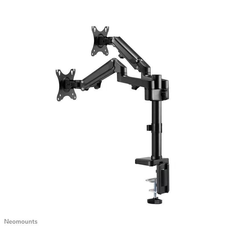 Neomounts DS70-750BL2 Monitor arm 17-27 inch - gas spring, Clamp/Grommet, 7 kg, 43.2 cm (17 inch), 68.6 cm (27 inch), 100 x 100 mm, Black