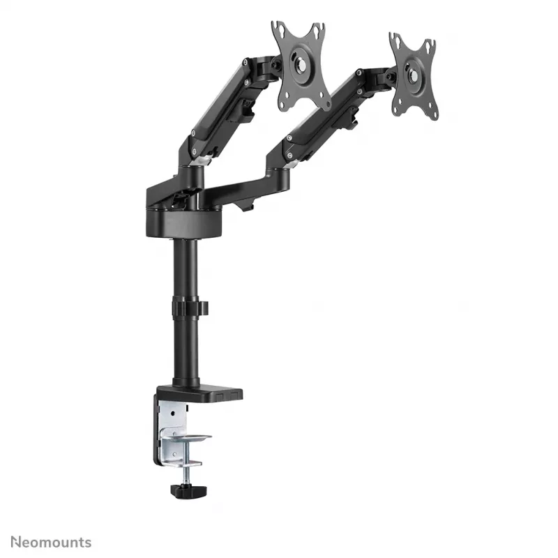 Neomounts DS70-750BL2 Monitor arm 17-27 inch - gas spring, Clamp/Grommet, 7 kg, 43.2 cm (17 inch), 68.6 cm (27 inch), 100 x 100 mm, Black