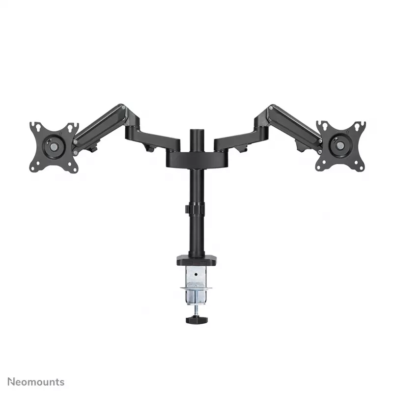 Neomounts DS70-750BL2 Monitor arm 17-27 inch - gas spring, Clamp/Grommet, 7 kg, 43.2 cm (17 inch), 68.6 cm (27 inch), 100 x 100 mm, Black
