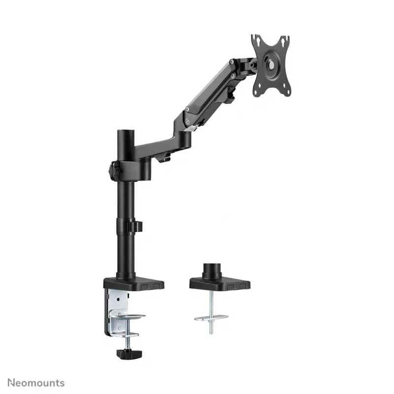 Neomounts DS70-750BL1 Monitor arm 17-27 inch - gas spring, Clamp/Grommet, 7 kg, 43.2 cm (17 inch), 68.6 cm (27 inch), 100 x 100 mm, Black