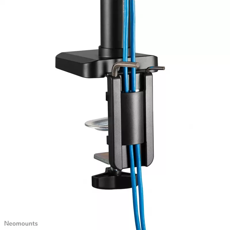 Neomounts DS70-750BL1 Monitor arm 17-27 inch - gas spring, Clamp/Grommet, 7 kg, 43.2 cm (17 inch), 68.6 cm (27 inch), 100 x 100 mm, Black