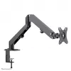 Neomounts DS70-700BL1 Monitor arm 17-27 inch - gas spring, Clamp, 7 kg, 43.2 cm (17 inch), 68.6 cm (27 inch), 100 x 100 mm, Black