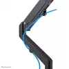 Neomounts DS70-700BL1 Monitor arm 17-27 inch - gas spring, Clamp, 7 kg, 43.2 cm (17 inch), 68.6 cm (27 inch), 100 x 100 mm, Black