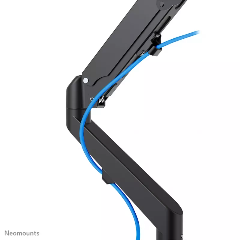 Neomounts DS70-700BL1 Monitor arm 17-27 inch - gas spring, Clamp, 7 kg, 43.2 cm (17 inch), 68.6 cm (27 inch), 100 x 100 mm, Black