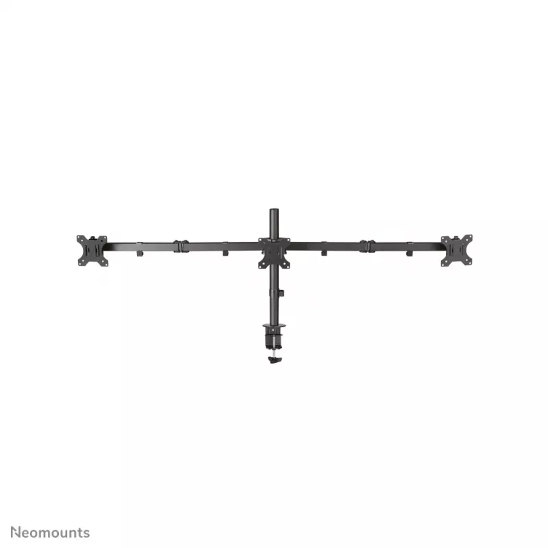 Neomounts FPMA-D550D3BLACK Monitor arm 10-27 inch, Clamp/Grommet, 6 kg, 25.4 cm (10 inch), 68.6 cm (27 inch), 100 x 100 mm, Black