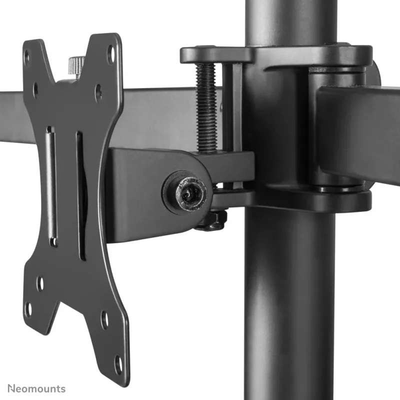 Neomounts FPMA-D550D3BLACK Monitor arm 10-27 inch, Clamp/Grommet, 6 kg, 25.4 cm (10 inch), 68.6 cm (27 inch), 100 x 100 mm, Black