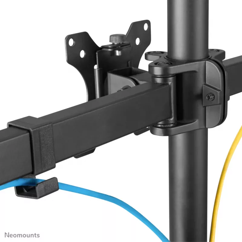 Neomounts FPMA-D550D3BLACK Monitor arm 10-27 inch, Clamp/Grommet, 6 kg, 25.4 cm (10 inch), 68.6 cm (27 inch), 100 x 100 mm, Black