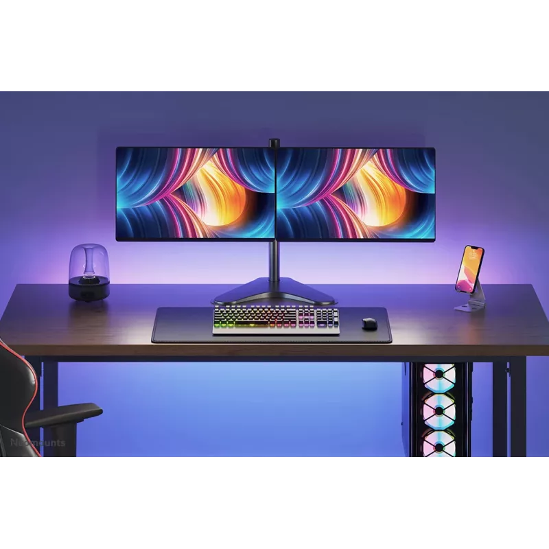 Neomounts FPMA-D550DDBLACK Monitor stand 10-32 inch, Freestanding, 8 kg, 25.4 cm (10 inch), 81.3 cm (32 inch), 100 x 100 mm, Black