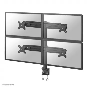 Neomounts FPMA-D700D4 Monitor arm 19-30 inch, Clamp, 8 kg, 48.3 cm (19 inch), 76.2 cm (30 inch), 100 x 100 mm, Black