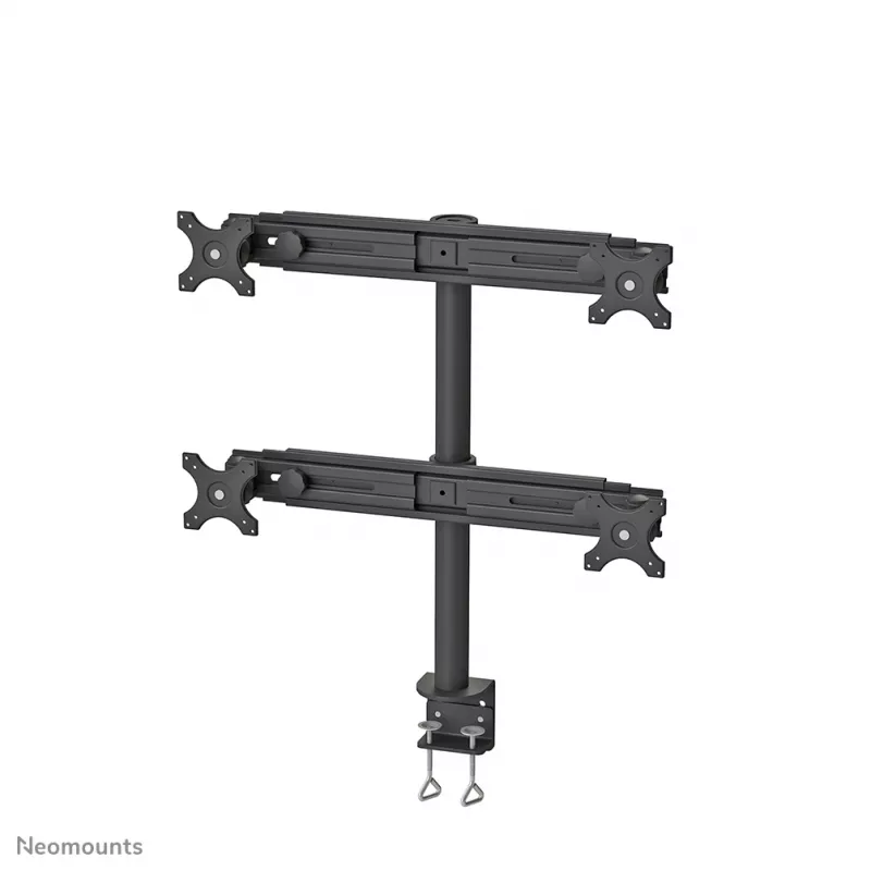 Neomounts FPMA-D700D4 Monitor arm 19-30 inch, Clamp, 8 kg, 48.3 cm (19 inch), 76.2 cm (30 inch), 100 x 100 mm, Black