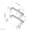 Neomounts FPMA-D700D4 Monitor arm 19-30 inch, Clamp, 8 kg, 48.3 cm (19 inch), 76.2 cm (30 inch), 100 x 100 mm, Black