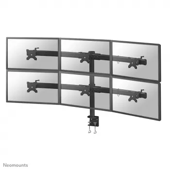 Neomounts FPMA-D700D6 Monitor arm 19-27 inch, Clamp, 8 kg, 48.3 cm (19 inch), 68.6 cm (27 inch), 100 x 100 mm, Black