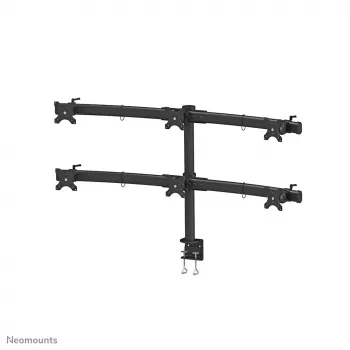 Neomounts FPMA-D700D6 Monitor arm 19-27 inch, Clamp, 8 kg, 48.3 cm (19 inch), 68.6 cm (27 inch), 100 x 100 mm, Black