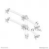 Neomounts FPMA-D700D6 Monitor arm 19-27 inch, Clamp, 8 kg, 48.3 cm (19 inch), 68.6 cm (27 inch), 100 x 100 mm, Black