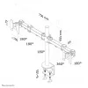 Neomounts FPMA-D960D Monitor arm 10-27 inch, Clamp, 8 kg, 25.4 cm (10 inch), 68.6 cm (27 inch), 100 x 100 mm, Black