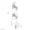 Neomounts FPMA-D960DVBLACKPLUS Monitor arm 17-49 inch - vertical installation