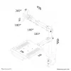 Neomounts FPMA-D960NOTEBOOK Monitor arm with laptop holder 10-27 inch