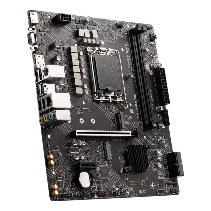 MSI PRO H610M-G DDR4 motherboard Intel H610 LGA 1700 micro ATX