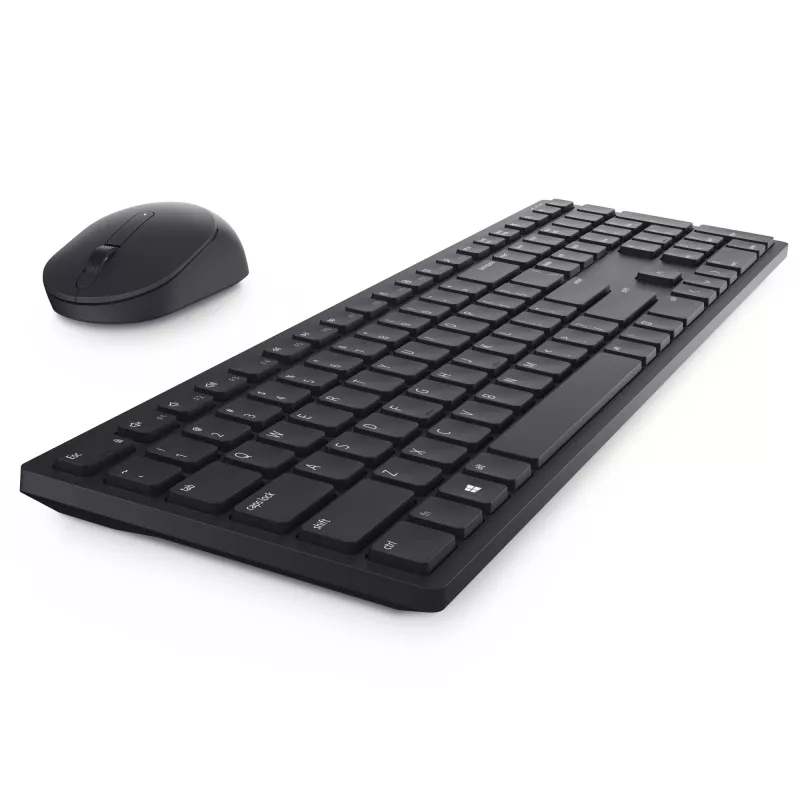 DELL Pro Keyboard and Mouse - KM5221W - German (QWERTZ) - Black