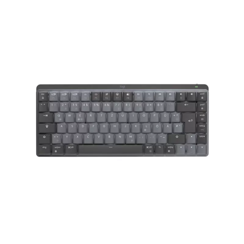 LOGITECH Mx Mechanical Mini Minimalist Wireless Illuminated Keyboard - Graphite Tactile Quiet Qwertz Deutsch