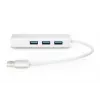 DIGITUS USB 3.0, 3-ports HUB & Gigabit LAN adapter 3xUSB A/F,1xUSB A/M,1xRJ45 LAN Supports Windows and Mac OS