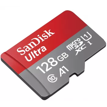 WESTERN DIGITAL SanDisk Ultra micro SDXC 128GB plus SD Adapter 140MB/s A1 Class 10 UHS-I - Imaging Packaging