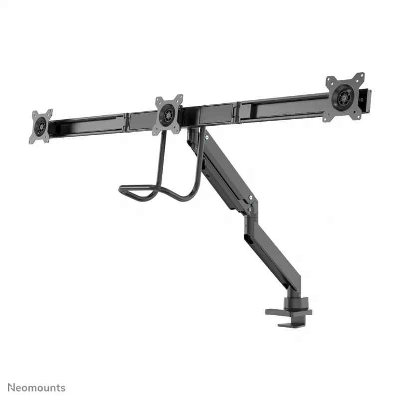 Neomounts NM-D775DX3BLACK Monitor arm 17-27 inch - gas spring - Topfix - 180°-stop