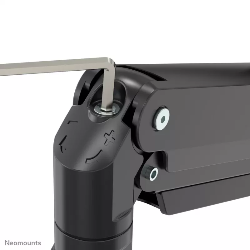 Neomounts NM-D775DX3BLACK Monitor arm 17-27 inch - gas spring - Topfix - 180°-stop