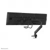 Neomounts NM-D775DX3BLACK Monitor arm 17-27 inch - gas spring - Topfix - 180°-stop
