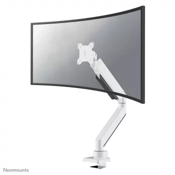 Neomounts NM-D775WHITEPLUS Monitor arm 10-49 inch - gas spring - Topfix - 180°-stop
