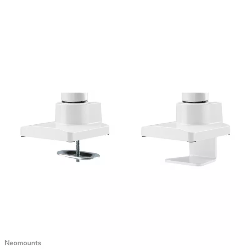 Neomounts NM-D775WHITEPLUS Monitor arm 10-49 inch - gas spring - Topfix - 180°-stop