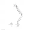 Neomounts NM-D775WHITEPLUS Monitor arm 10-49 inch - gas spring - Topfix - 180°-stop