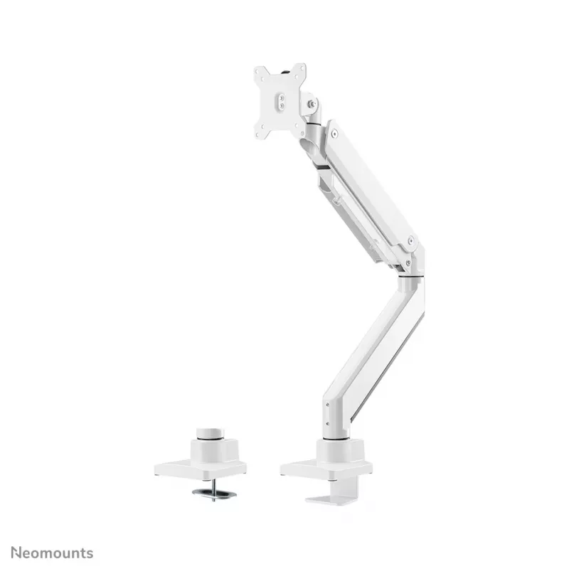 Neomounts NM-D775WHITEPLUS Monitor arm 10-49 inch - gas spring - Topfix - 180°-stop