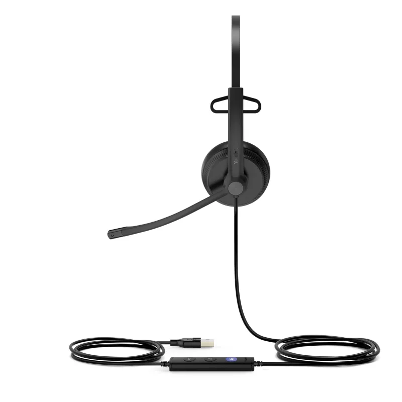 Yealink UH34 Mono Teams Headset, Wired, Office/Call center, 20 - 20000 Hz, 88 g, Headset, Black