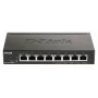D-Link DGS-1100-08PV2 Managed L2/L3 Gigabit Ethernet (10/100/1000) Power over Ethernet (PoE) Black