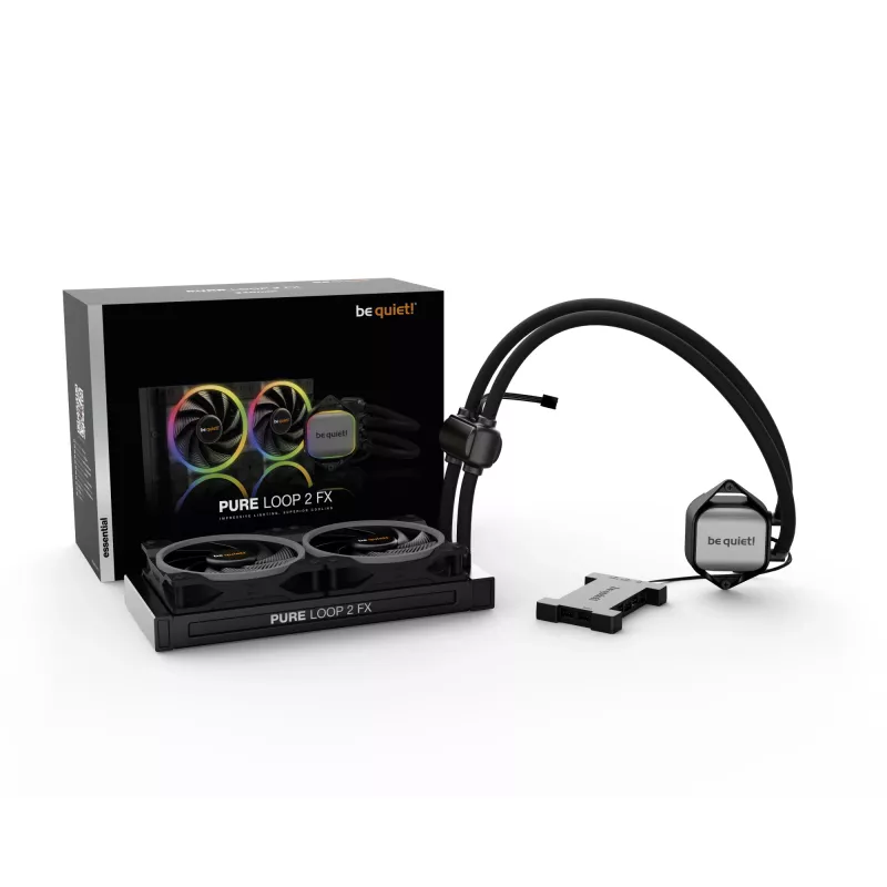 be quiet Pure Loop 2 FX 240mm Processor All-in-one liquid cooler 12 cm Black 1 pc(s)