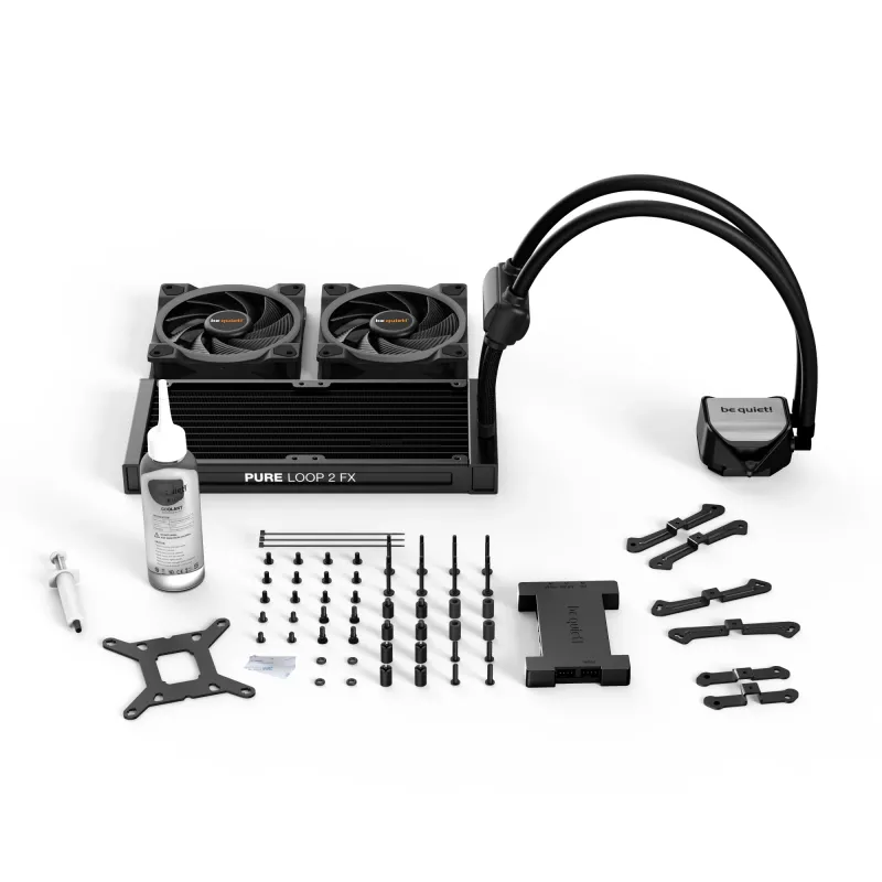 be quiet Pure Loop 2 FX 240mm Processor All-in-one liquid cooler 12 cm Black 1 pc(s)