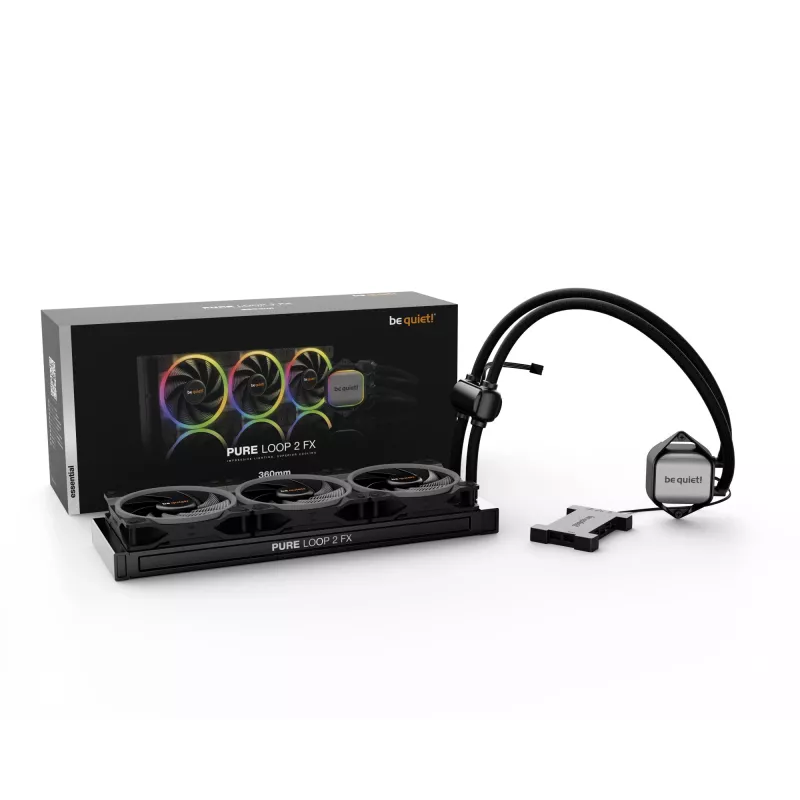 be quiet Pure Loop 2 FX 360mm Processor All-in-one liquid cooler 12 cm Black 1 pc(s)