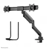 Neomounts DS75-450BL2 Monitor arm 17-32 inch - gas spring - Topfix - 180°-stop