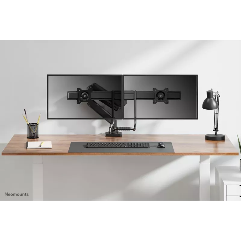 Neomounts DS75-450BL2 Monitor arm 17-32 inch - gas spring - Topfix - 180°-stop