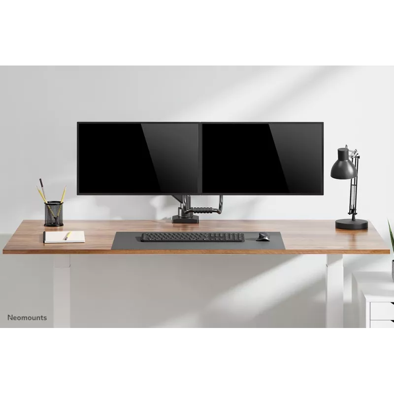 Neomounts DS75-450BL2 Monitor arm 17-32 inch - gas spring - Topfix - 180°-stop