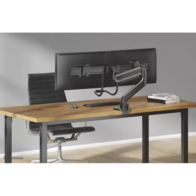 Neomounts DS75-450BL2 Monitor arm 17-32 inch - gas spring - Topfix - 180°-stop