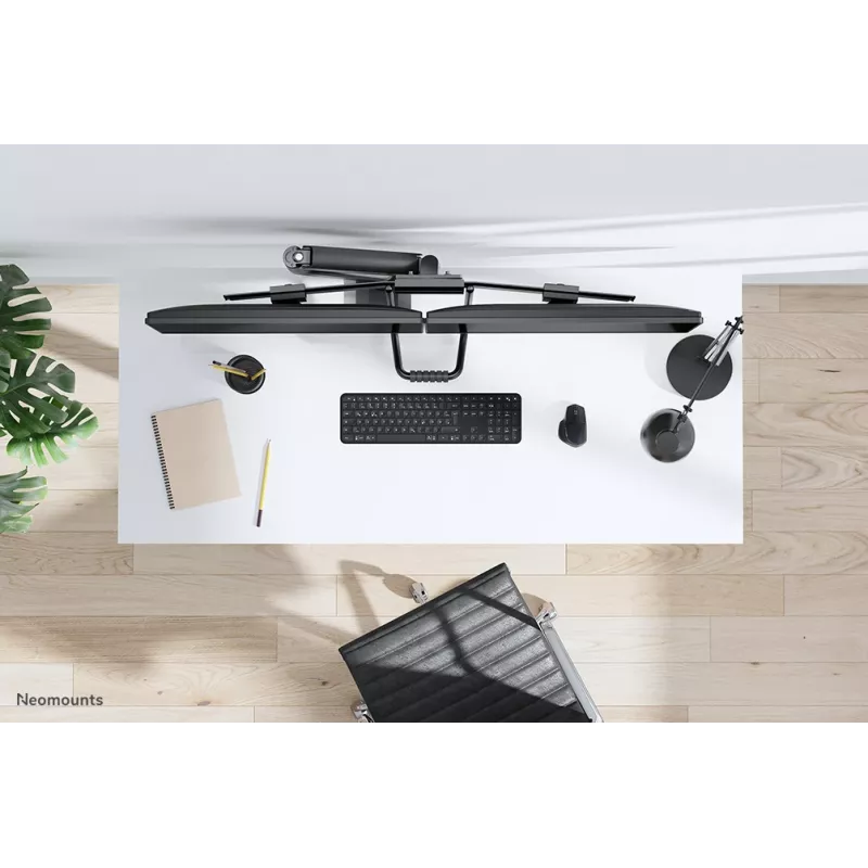 Neomounts DS75-450BL2 Monitor arm 17-32 inch - gas spring - Topfix - 180°-stop