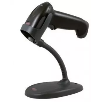 HONEYWELL Barcode Scanner Voyager 1250g USB Kit - Includes Black Scanner 1250g & USB Type A Coiled Cable 3m & Flex Neck Presentation Stand & Documentation