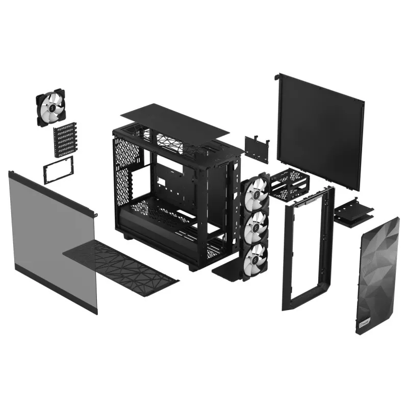 FRACTAL DESIGN Meshify 2 Lite RGB Blacktg Light Tint