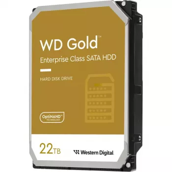 WESTERN DIGITAL Hard Drive - WD Gold WD221KRYZ - 22TB - SATA 6Gb/s - 3.5in - 7200rpm - 512MB Buffer