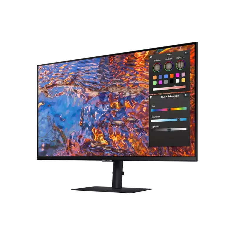 Monitor Samsung S80PB 32 inch 4K Ultra HD LED IPS 3840 x 2160, 5 ms, 178° viewing, USB hub, VESA, height adjustable